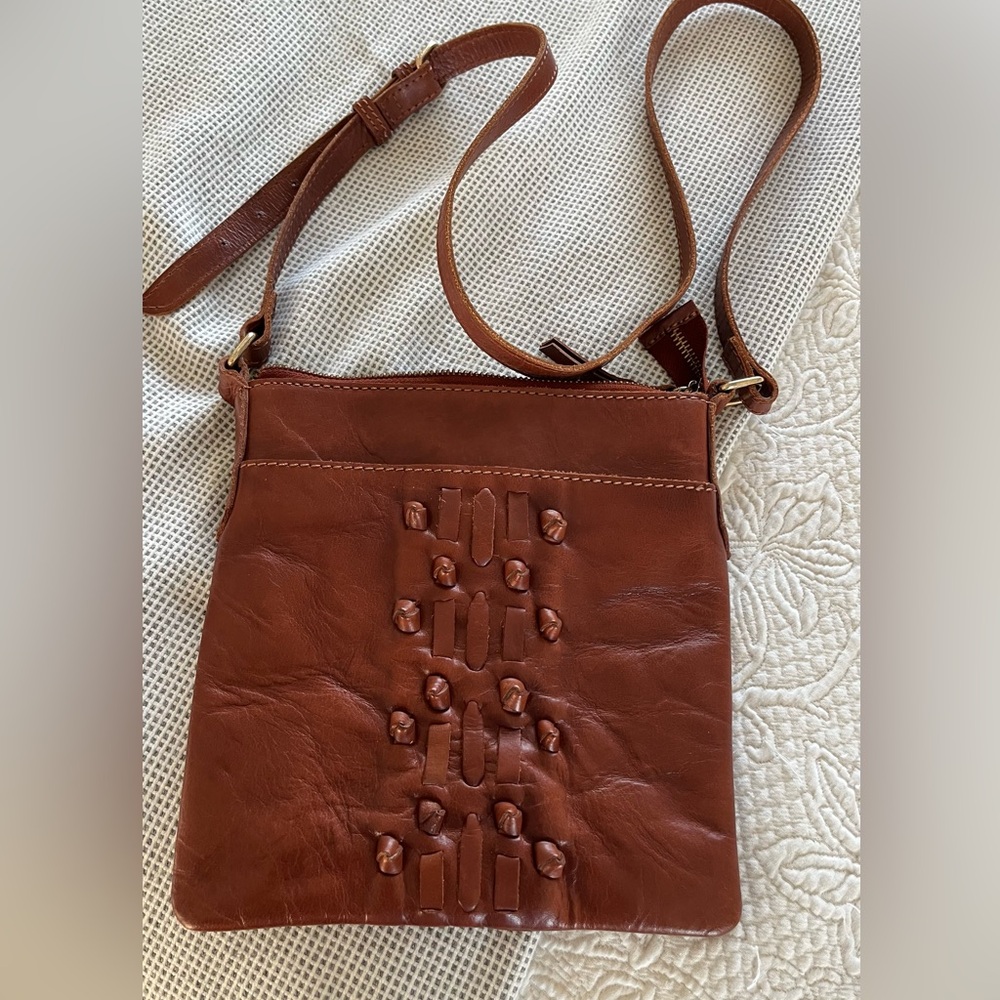 Leather crossbody
